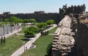 Kilometerlange Stadtmauer Diyarbakir Stadtmauer