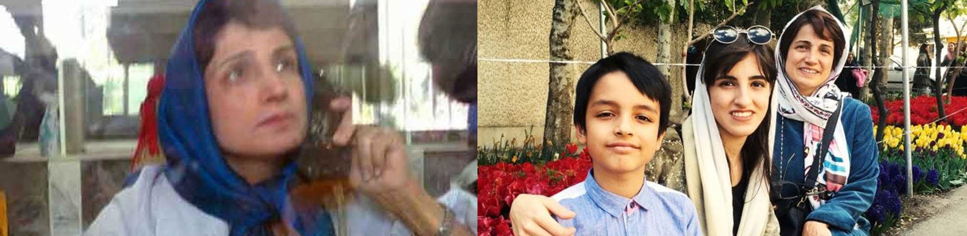 Nasrin Sotoudeh und Familie Die iranische Anwältin Nasrin Sotoudeh, die für ihren mutigen Einsatz für die Menschenrechte von dem Europäischen Parlament mit dem Sacharow-Preis für geistige Freiheit ausgezeichnet wurde, befindet sich willkürlich in Haft. In einem erneuten Prozess wurde sie zu einer Haftstrafe von 33 Jahren und 148 Peitschenhieben verurteilt.
