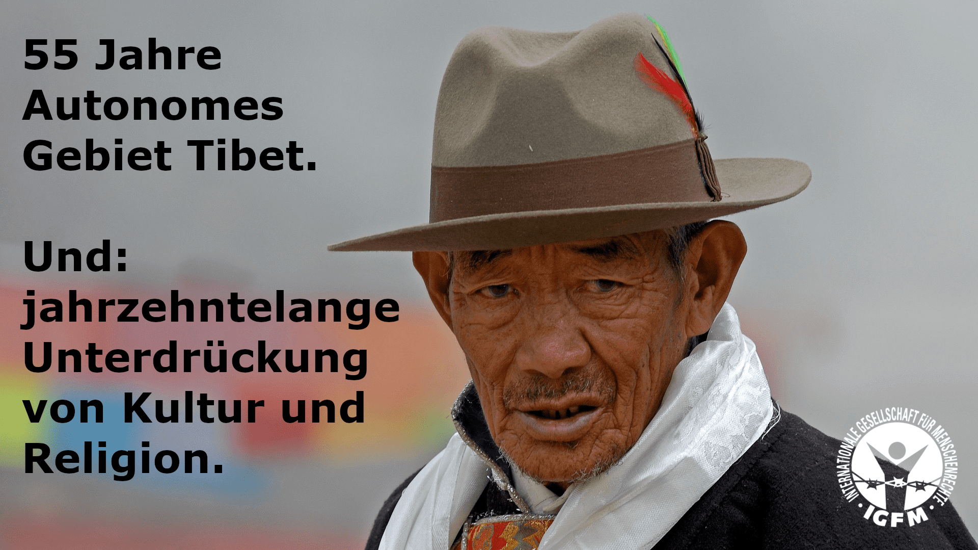 1951 marschierten chinesische Truppen in Tibet ein, nachdem die Übernahme Chinas von der tibetischen Regierung formal anerkannt worden war. Der Widerstand der Tibeter wurde bislang nicht gebrochen, jedoch ist eine echte Autonomie noch immer nicht erreicht.
