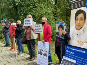 Bild von Teilnehmern der Mahnwache in München