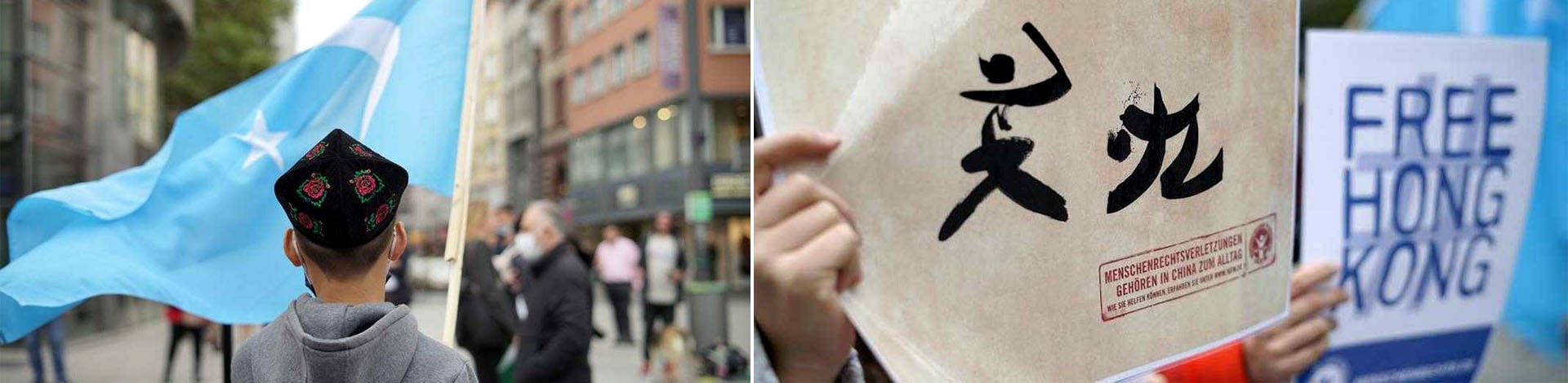 Am GLOBAL DAY OF ACTION protestieren weltweit Menschenrechtsorganisationen und von der chinesischen Regierung unterdrückte Gruppen, um auf die brutalen Verbrechen an der Menschheit unter Xi Jinpings Führung aufmerksam zu machen!