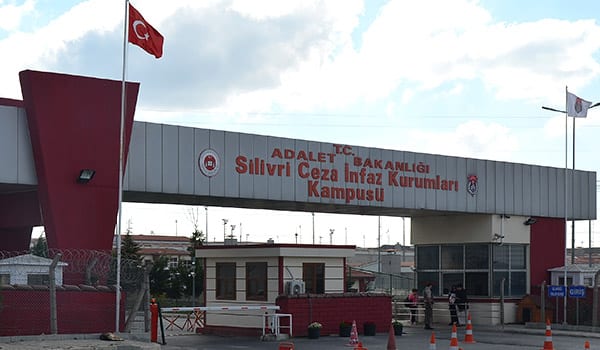 Das Hochsicherheitsgefängnis Silivri in der Türkei