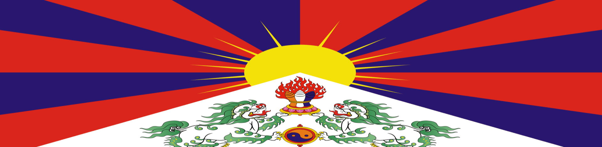Flagge-Tibet Flagge