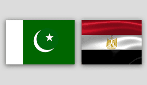Flaggen-Pakistan-Ägypten