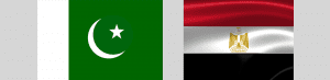 Flaggen-Pakistan-Ägypten