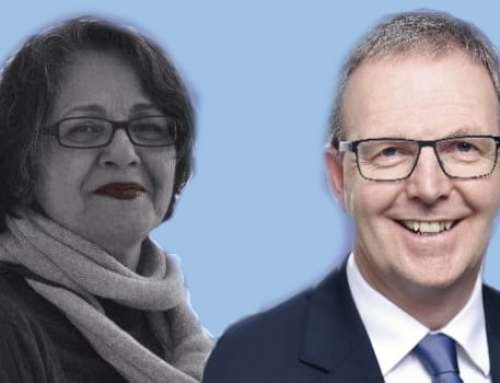 Axel Voss wird politischer Pate von Nahid Taghavi