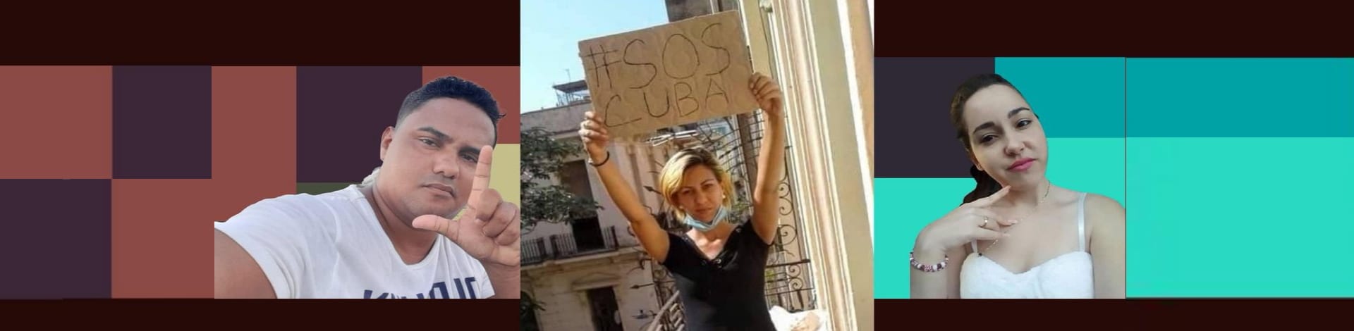 Mary Karla Ares-Thais Franco-Esteban Rodríguez-Twitter_Danilo Maldonado, Die IGFM, die auf Kuba durch eine Sektion vertreten ist, fordert die sofortige Aufhebung der Nachrichtensperre über Luis Manuel Otero Alcántara sowie die Freilassung von Mary Karla Ares, Thais Franco und Esteban Rodríguez.