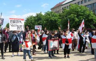 Großer Protest in Berlin-Leh