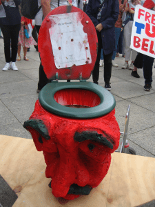 Demonstration für Belarus mit Swetlana Tichanowskaja und Tatjana Chomitsch