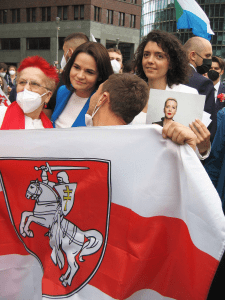 Swetlana Tichanowskaja und Tatjana Chomitsch, Belarus Berlin