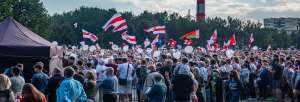 Protestkundgebung der belarusischen Demokratiebewegung