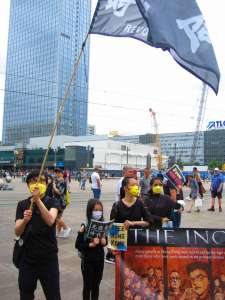 Demo für Hongkong in Berlin, 12.06.2021