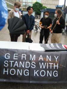 Demo für Hongkong in Berlin, 12.06.2021