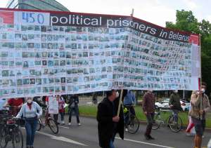 Protestdemonstration in Berlin. Foto: Michael Leh