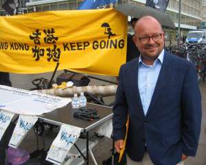 Demo für Hongkong in Berlin, 12.06.2021