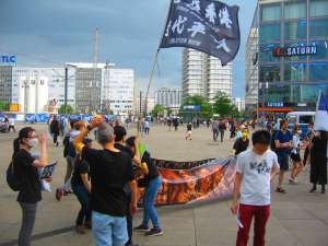 Demo für Hongkong in Berlin, 12.06.2021