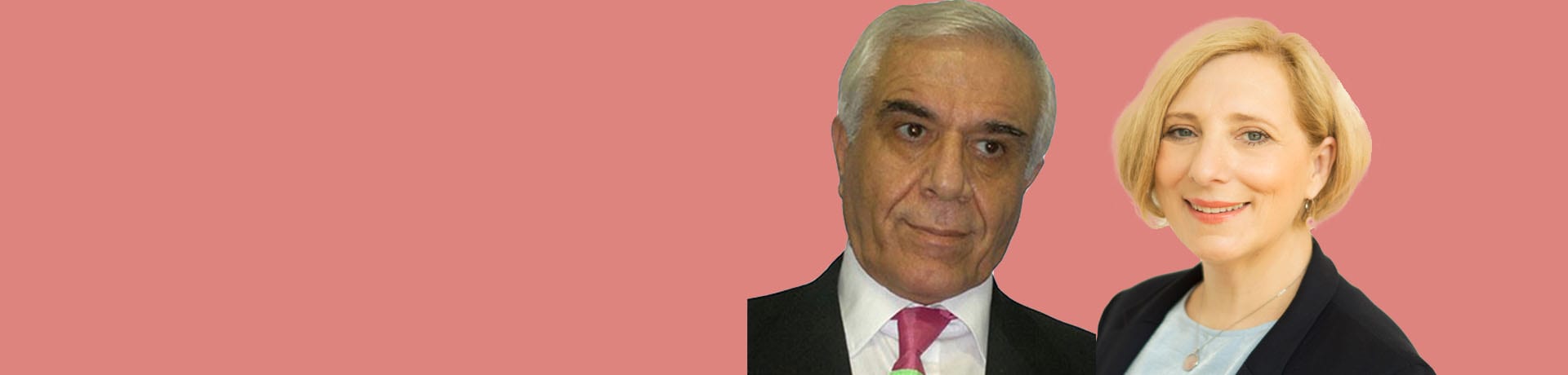 Arzhang Davoodi und Daniela de Ridder (SPD)