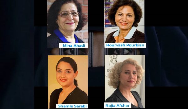 Mina Ahadi, Hourvash Pourkian, Shamle Sarabi, Najia Afshar