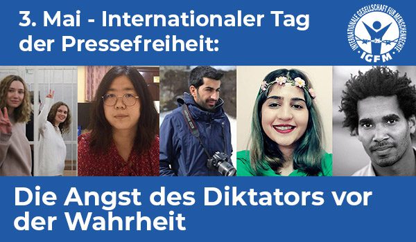 IGFM stellt Journalisten aus China, Belarus, Türkei, Iran und Kuba vor, die willkürlich verhaftet wurden