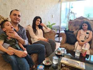Christliche Familie aus Bartilla/Mosul