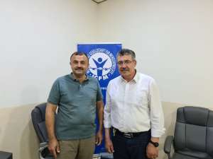 Khalil Al-Rasho mit Khairi, Vorstandsmitglied IGFM Irak