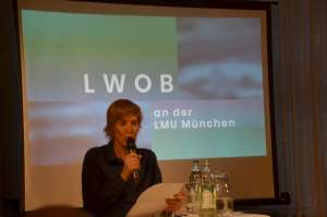 Ulrike Becker, Historikerin, beim Iran-Forum der IGFM in München