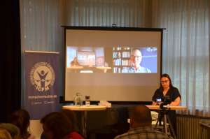 Martin Lessenthin beim Iran-Forum der IGFM in München