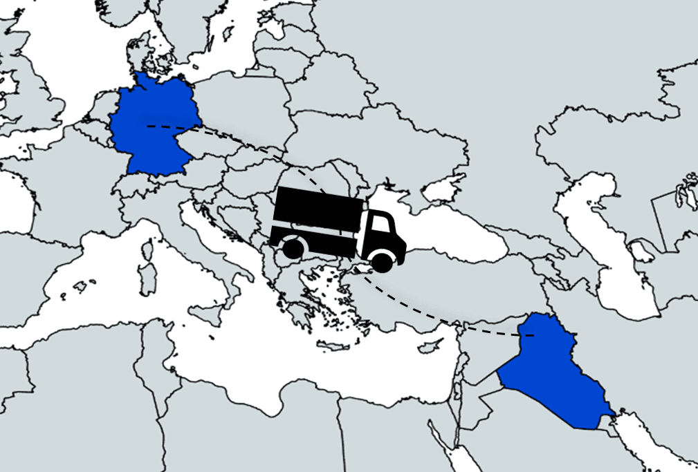 Transport von Deutschland in den Irak Transport von Deutschland in den Irak