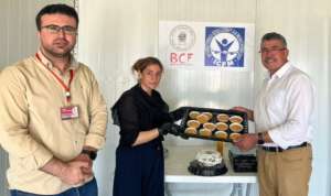 Aufbau einer Bäckerei in Camp Mam Rashan