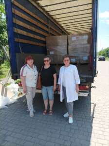 Humanitärer Hilfstransport für Tscherwonohrad