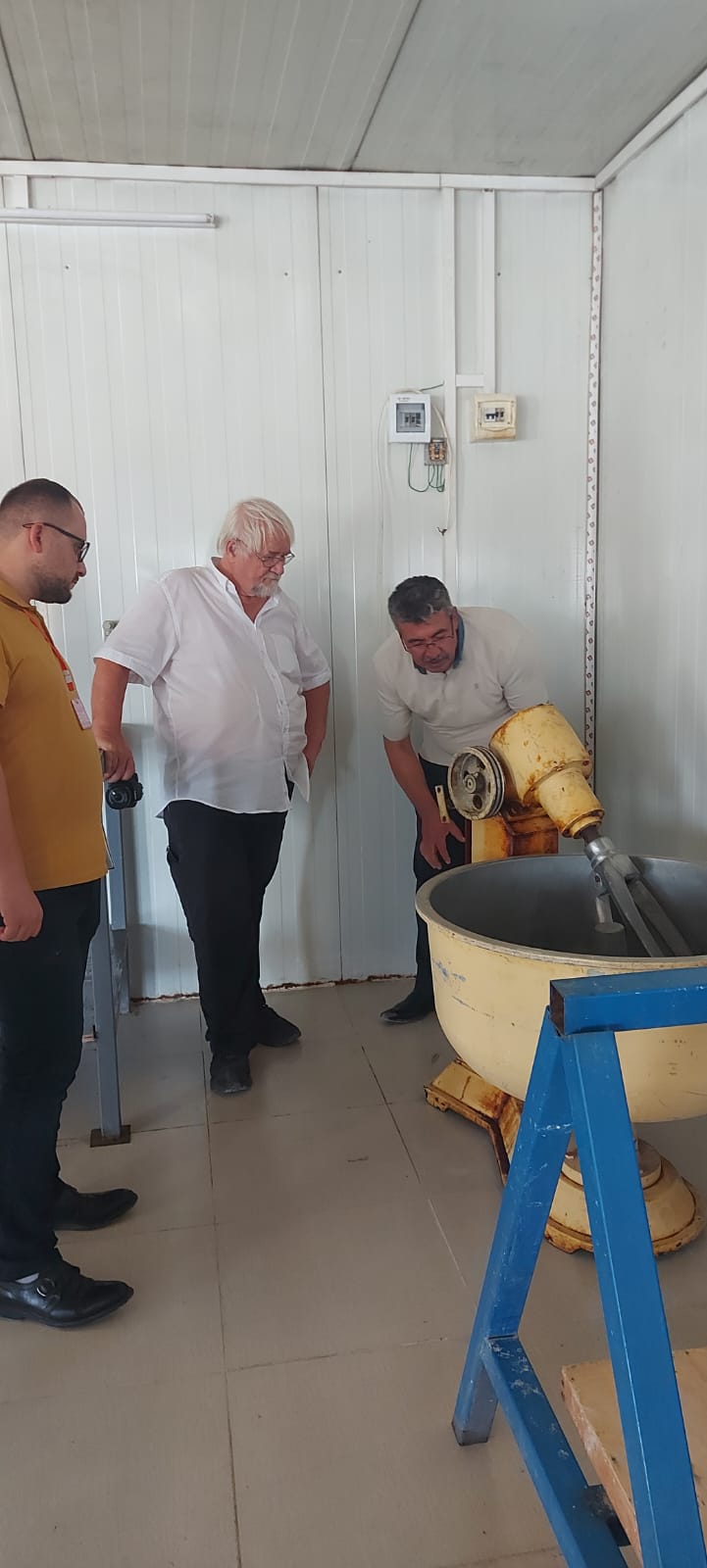 Aufbau der Bäckerei in Camp Mam Rashan