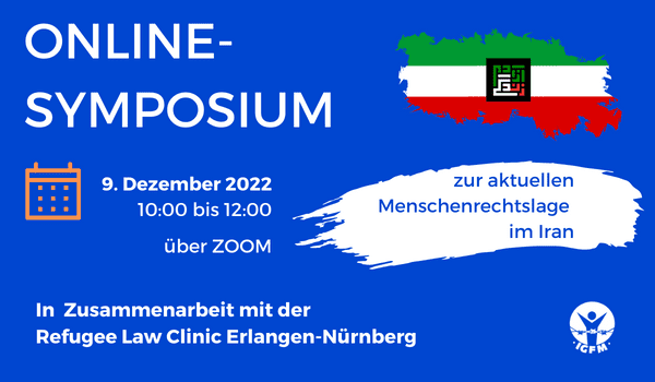 Online-Symposium zur aktuellen Menschenrechtslage in Iran