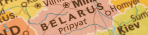 Ausschnitt Landkarte Belarus
