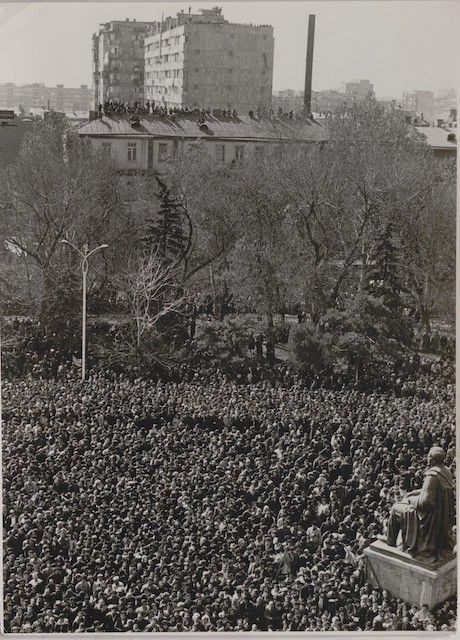 Jerewan 1988 Demonstration (c) Armenisches Nationalarchiv
