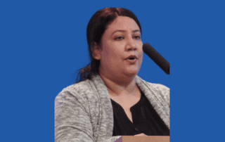 Aneeqa Anthony anlässlich der 52. Jahrestagung der IGFM.