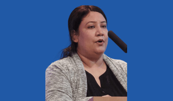 Aneeqa Anthony anlässlich der 52. Jahrestagung der IGFM.