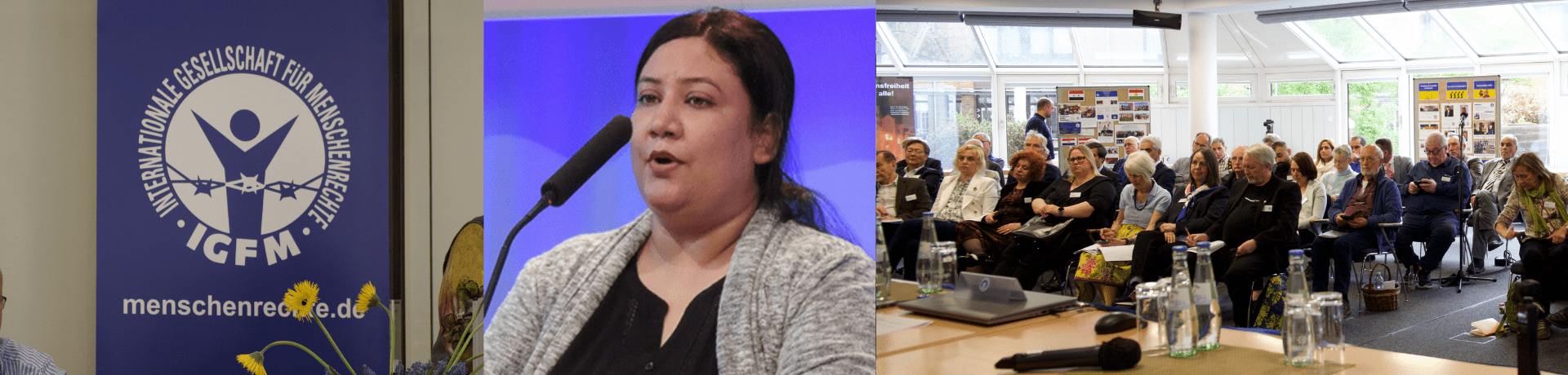 Aneeqa Anthony auf der 52. Jahrestagung der IGFM in Bonn