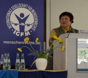 Liubov Nemcinova als Rednerin auf der 52. Jahrestagung der IGFM