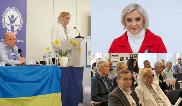 Olga Karach auf der 52. Jahrestagung der IGFM