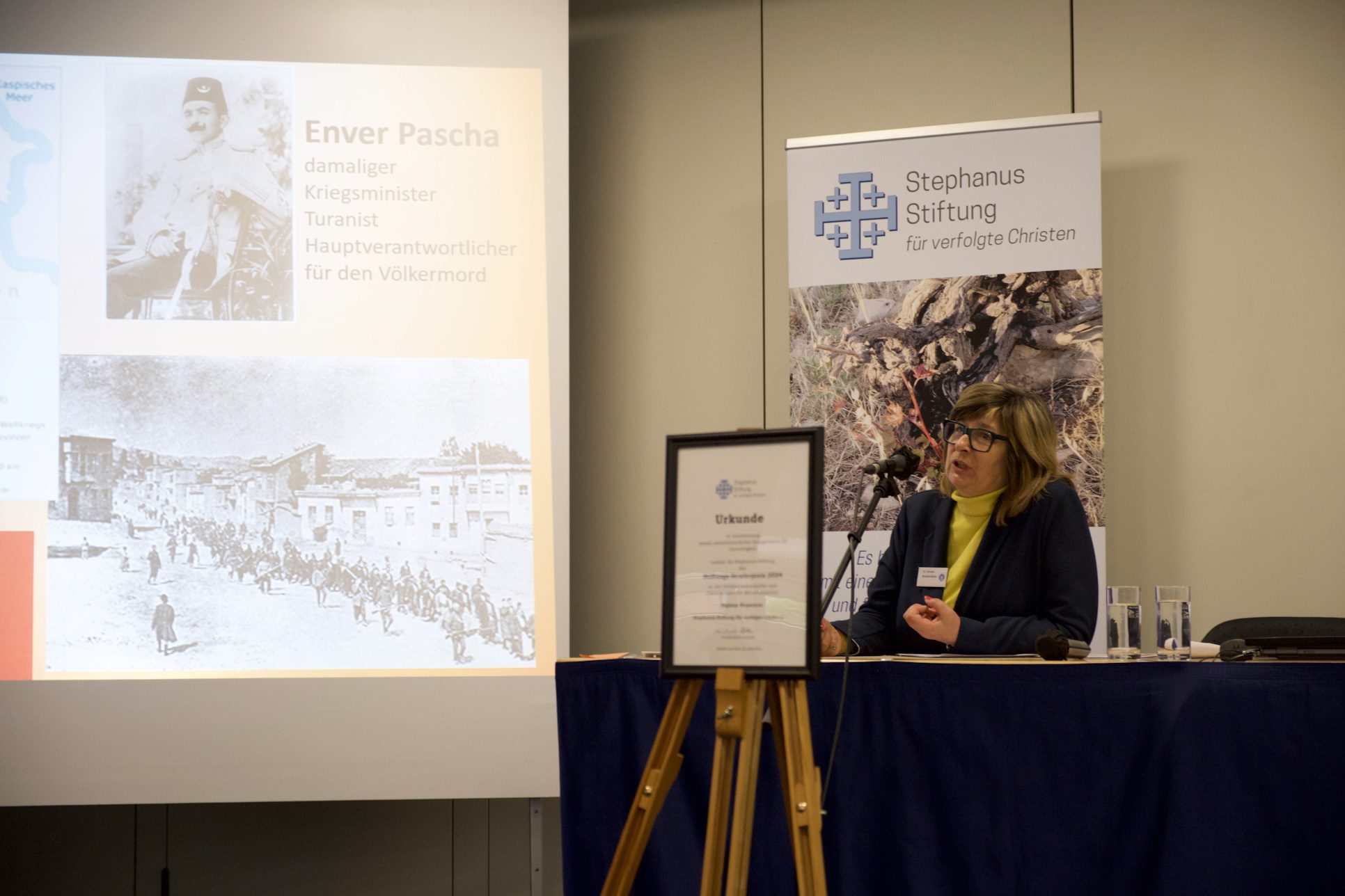 Carmen Krusch-Grün bei Stephanus-Preisverleihung