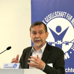 Dr. Lew Ponomarjow auf der 52. Jahreshauptversammlung der IGFM