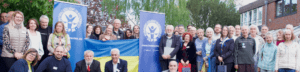 Foto mit allen Teilnehmenden auf der Jahreshauptversammlung April 2024