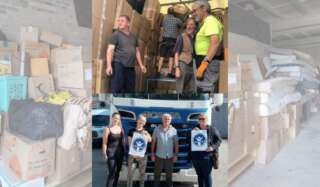 Die Sachspenden wurden in Litauen dankend angenommen