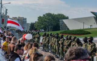 Belarus Proteste in Minsk am 30.08.2020, Foto: Homoatrox, Wikimedia Commons