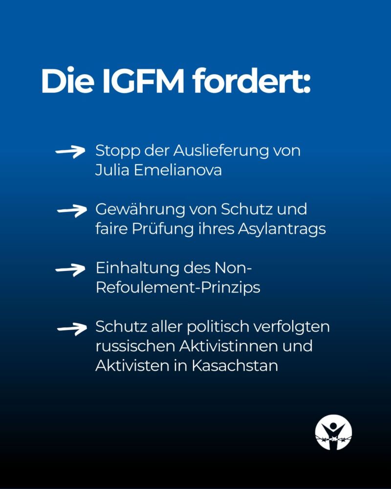 Image for the Tweet beginning: ⚡Julia Emelianova, einer früheren Freiwilligen